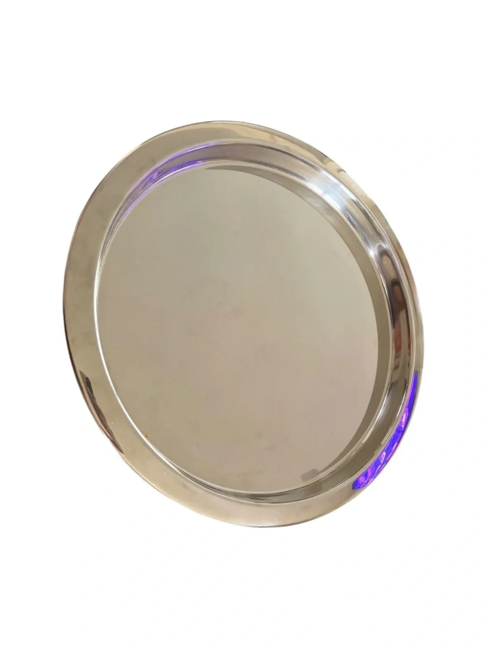 Z Gallerie Paxton Silver Round Serving Tray 16